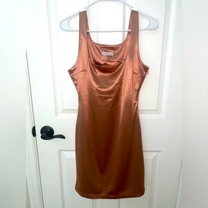 Pink Satin Valentines Day Dress